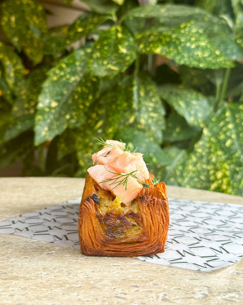 Pırasalı & Somonlu Kruvasan Tart