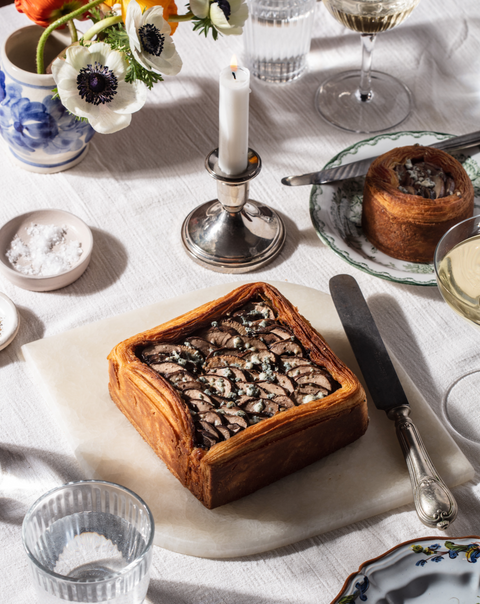 Mantarlı Kruvasan Tart