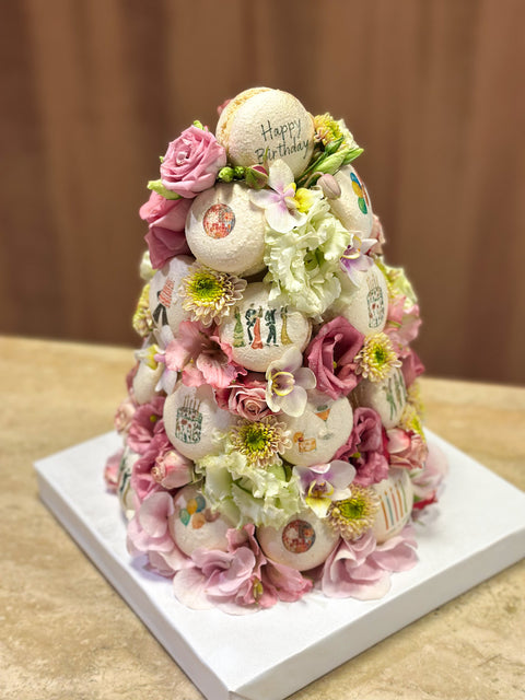 "Happy Birthday" Makaron Kulesi