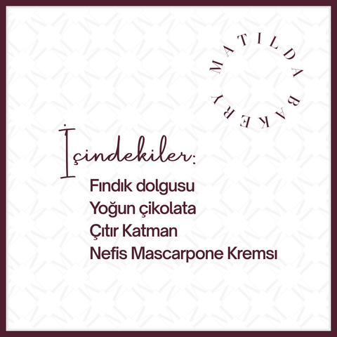 Fındıklı & Çikolatalı Tart