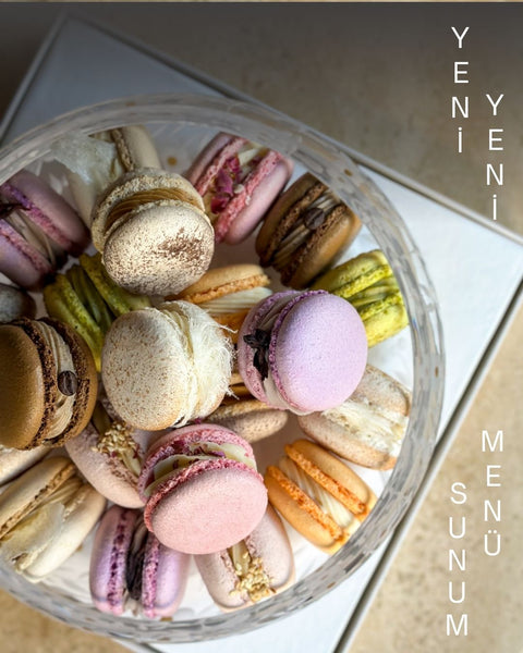 Özel Tasarım Cam Kase & Makaron